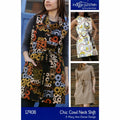 Chic Cowl Neck Shift Tunic and Dress Pattern