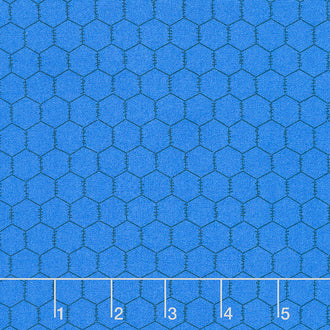 Chicken Wire - Chicken Wire Blue Yardage