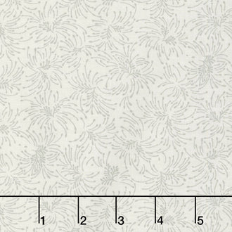 Chloe - Small Twig Bouquets Ivory 108" Wide Backing