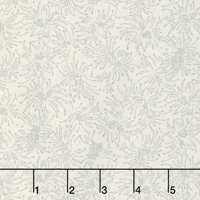 Chloe - Small Twig Bouquets Ivory 108" Wide Backing
