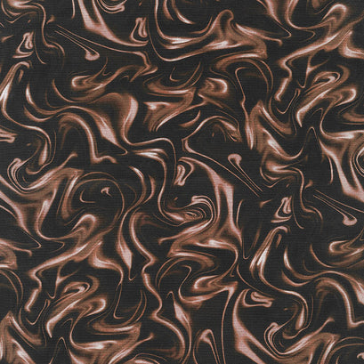 Chocolicious - Chocolate Bliss Dark Chocolate Digitally Printed Yardage