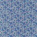 Christmas Adventure - Lights Denim Metallic Yardage