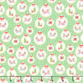 Christmas Adventure - Ornaments Green Smoothie Metallic Yardage
