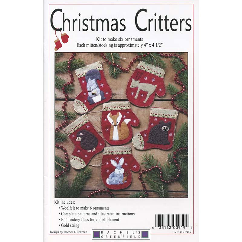 Christmas Critters Ornaments Kit Alternative View #2