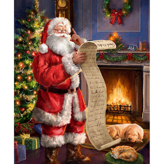 Christmas Time is Here - Naughty or Nice Multi Digitally Printed Panel