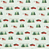 Christmas Traditions - Main Mint Yardage Primary Image