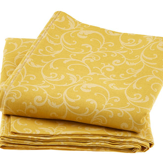 Classic Scroll - Yellow 3 Yard Cut