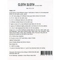 Cloth Sloth Pattern