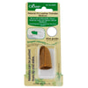 Clover Natural Fit Leather Thimble Medium