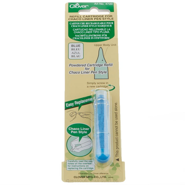 Clover Refill Pen Style Chaco Liner Blue