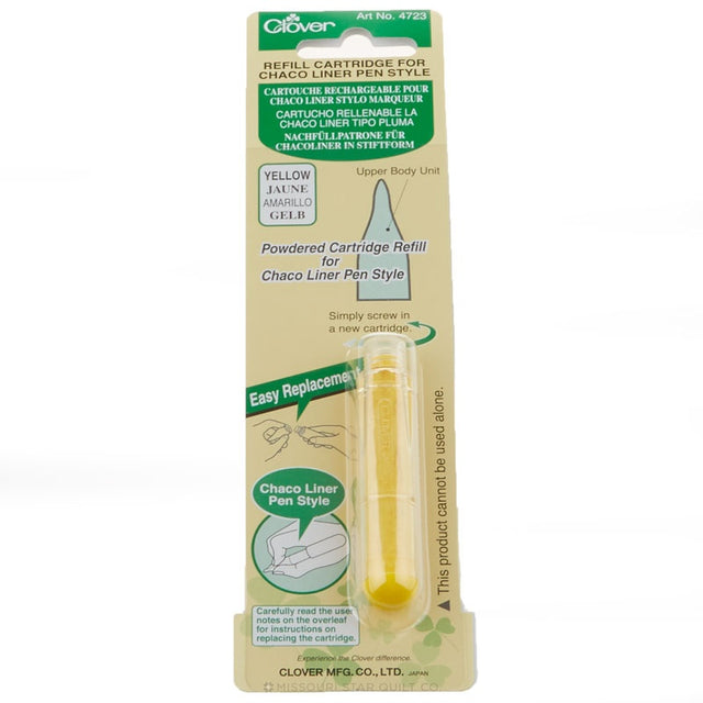 Clover Refill Pen Style Chaco Liner Yellow