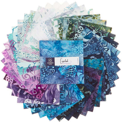 Coastal Getaway Batiks Charm Pack