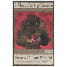 Cocker Spaniel Brown Precut Fused Appliqué Pack Primary Image