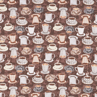 Coffee Connoisseur - Mug Collection Dark Roast Yardage