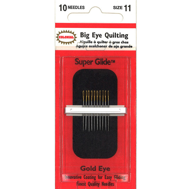 Colonial Super Glide™ Needles - Big Eye Size 11