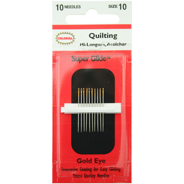 Colonial Super Glide™ Needles - Quilting Size 10