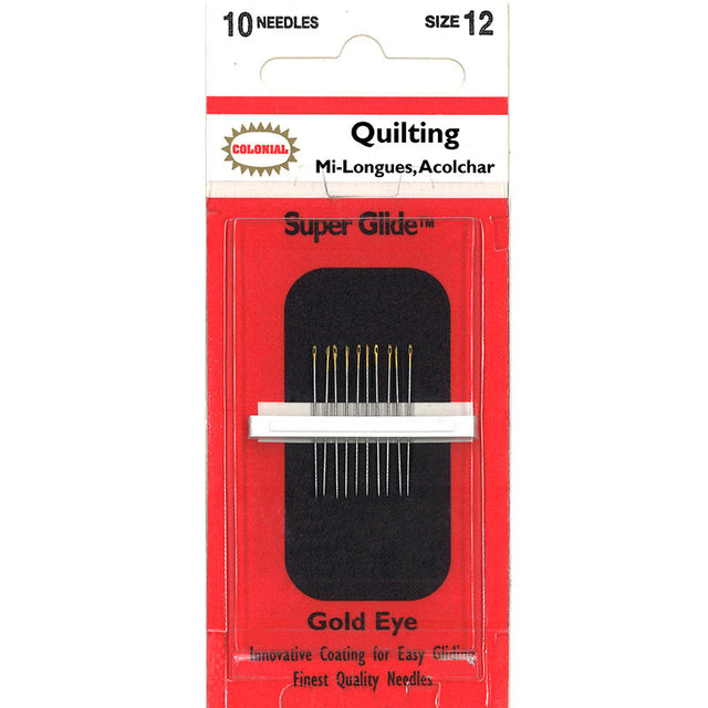 Colonial Super Glide™ Needles - Quilting Size 12