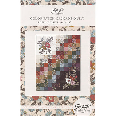 Color Patch Cascade Quilt Pattern