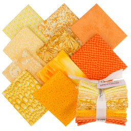 Color Spectrum Favorites Orange Yellow Fat Quarter Bundle Primary Image