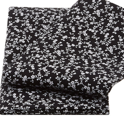 Color Theory - Flowery Vine Black 3 Yard Cut