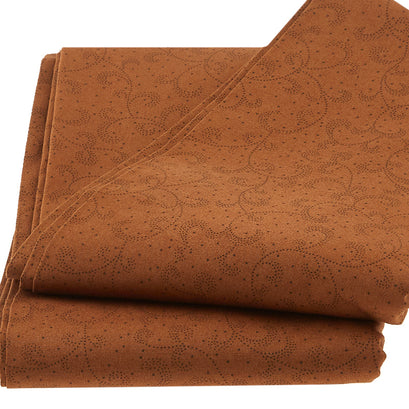 Color Theory - Swirling Scroll Brown Oak 3 Yard Cut