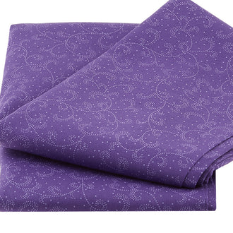 Color Theory - Swirling Scroll Dark Purple 3 Yard Cut