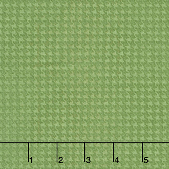 Colorful Cats - Blushed Houndstooth Green Yardage