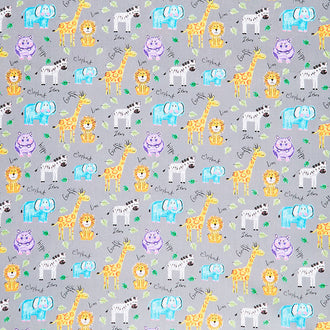 Colorful Friends - Animals Granite Yardage