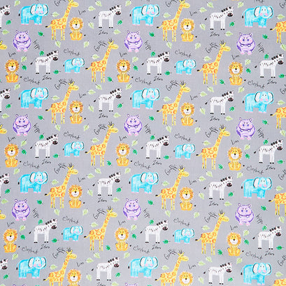 Colorful Friends - Animals Granite Yardage