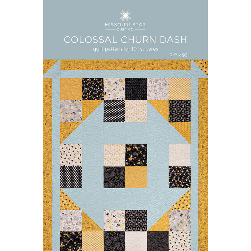 Colossal Churn Dash Quilt Pattern by Missouri Star Primary Image