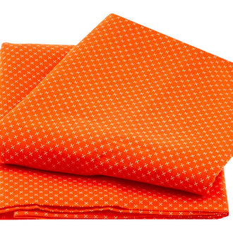 Colour of Fun - Crosses Orange 2 Yard Cut