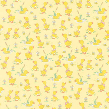 Comfy Flannel® - Ducks Tan Yardage Primary Image
