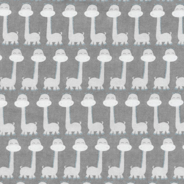 Comfy Flannel® - Giraffes Gray Yardage Primary Image