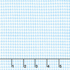 Comfy Flannel® - Houndstooth Check Light Blue Yardage Primary Image