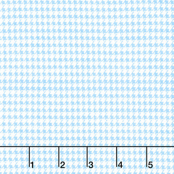 Comfy Flannel® - Houndstooth Check Light Blue Yardage Primary Image