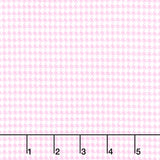 Comfy Flannel® - Houndstooth Check Pink Yardage Primary Image