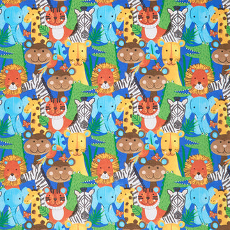 Comfy Flannel® - Jungle Blue Yardage