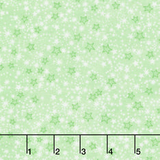Comfy Flannel® - Stars Green Yardage Primary Image