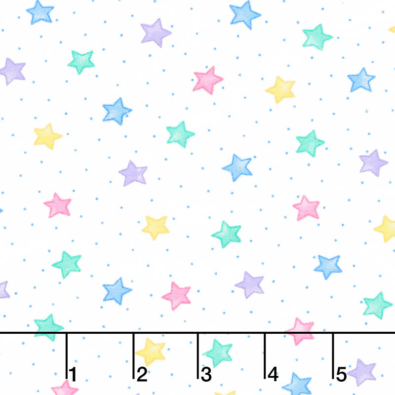 Comfy Flannel® - Stars Pastel Yardage
