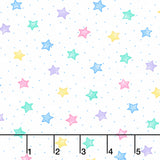 Comfy Flannel® - Stars Pastel Yardage