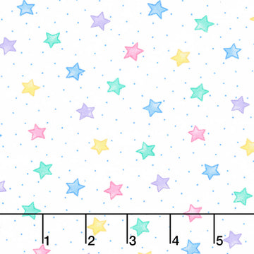Comfy Flannel® - Stars Pastel Yardage