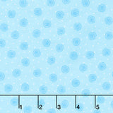 Comfy Flannel® - Swirl Dot Light Blue Yardage Primary Image