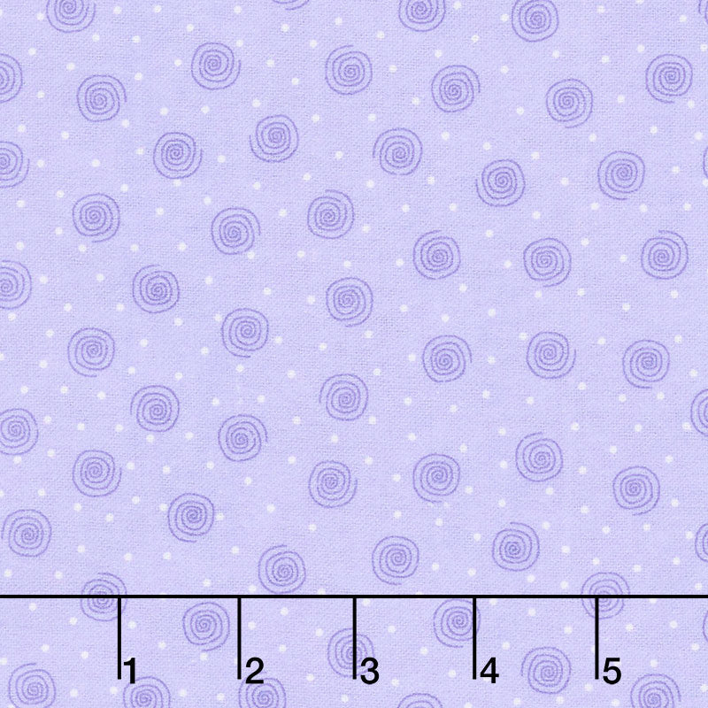 Comfy Flannel® - Swirl Dot Purple Yardage Primary Image