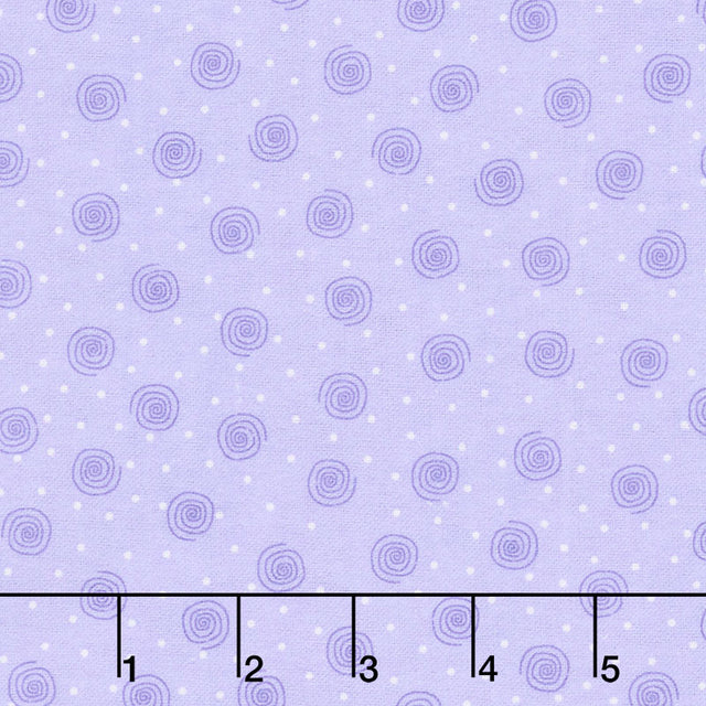 Comfy Flannel® - Swirl Dot Purple Yardage Primary Image