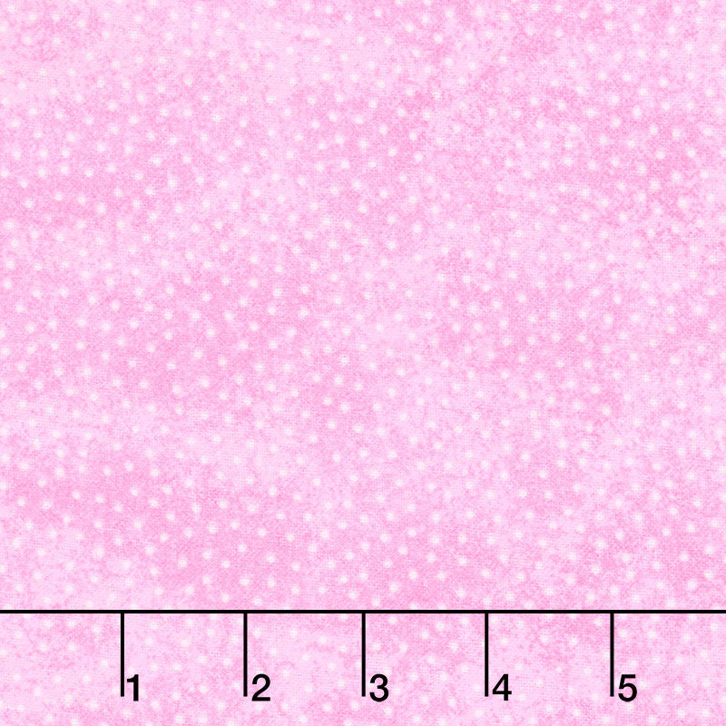 Comfy Flannel® - White Dot Pink Yardage