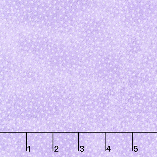 Comfy Flannel® - White Dot Purple Yardage Primary Image