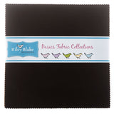 Confetti Cottons Crayola Solid Color Black 10" Stackers