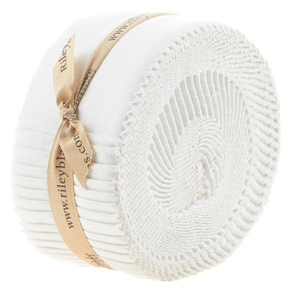 Confetti Cottons Crayola Solid Color White Rolie Polie