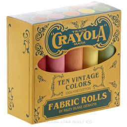 Confetti Cottons Vintage Crayola Solid Color Fat Quarter Bundle