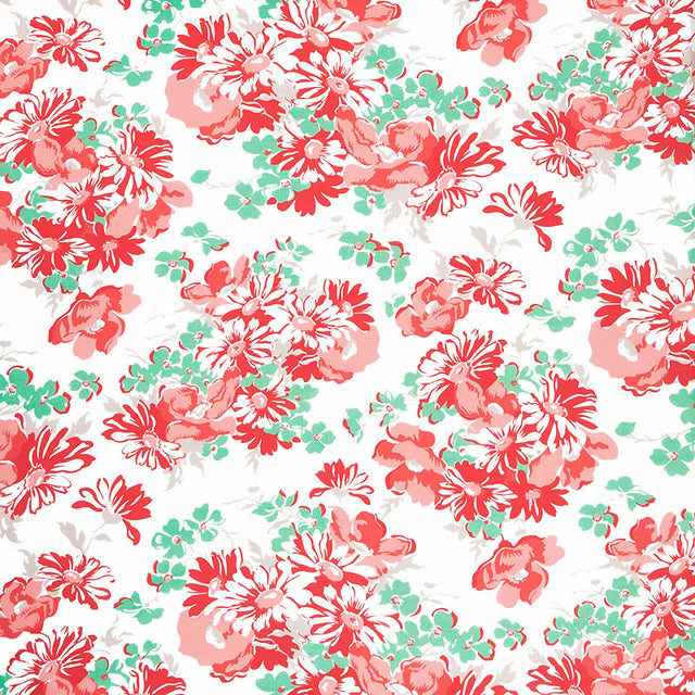 Cook Book - Floral Cayenne 108" Wide Backing